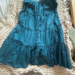 Teal Maxi Skirt